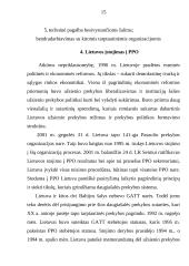 Pasaulio Prekybos Organizacija - principai, veikla ir Lietuvos narystė 15 puslapis