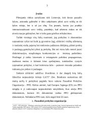 Pasaulio Prekybos Organizacija - principai, veikla ir Lietuvos narystė 3 puslapis