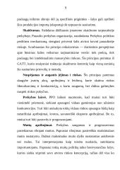 Pasaulio Prekybos Organizacija - principai, veikla ir Lietuvos narystė 9 puslapis