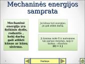 Mechaninis darbas, galia ir mechaninė energija 14 puslapis