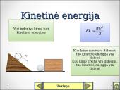 Mechaninis darbas, galia ir mechaninė energija 20 puslapis
