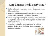 Narkotikai, skirtingų narkotikų aprašymai 12 puslapis