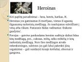 Narkotikai, skirtingų narkotikų aprašymai 6 puslapis