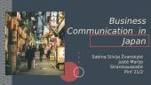 Business Communication in Japan
