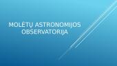Molėtų astronomijos observatorija