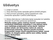 Alternatyvios sąnaudos 8 puslapis