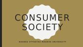 Consumer society