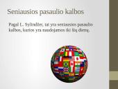 5 seniausios pasaulio kalbos 2 puslapis