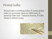 5 seniausios pasaulio kalbos 3 puslapis