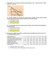 Mikroekonomikos testas - oligopolijos 2 puslapis