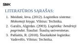 Srautai logistinėje sistemoje 15 puslapis