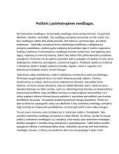 Požiūris į psichotropines medžiagas