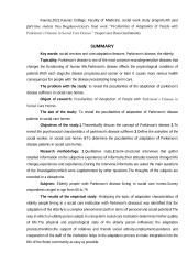 Parkinsono liga sergančių asmenų adaptacijos ypatumai socialinės globos namuose 2 puslapis