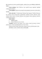 Parkinsono liga sergančių asmenų adaptacijos ypatumai socialinės globos namuose 8 puslapis