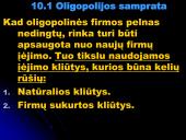 Mikroekonomika - oligopolinė rinka 11 puslapis