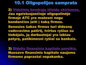 Mikroekonomika - oligopolinė rinka 13 puslapis