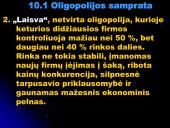 Mikroekonomika - oligopolinė rinka 4 puslapis