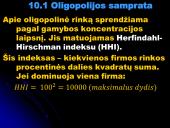 Mikroekonomika - oligopolinė rinka 8 puslapis