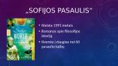 Jostein Gaarder "Sofijos pasaulis" 5 puslapis