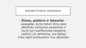 Alkoholio poveikis paauglio organizmui ir elgesiui, vartojimo priežastys ir pasekmės 8 puslapis