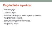 Ampero ir Lorenco jėgos 2 puslapis