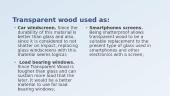 Innovative Building Materials. Transparent Wood 13 puslapis