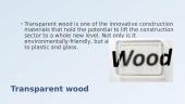 Innovative Building Materials. Transparent Wood 4 puslapis