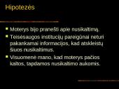 Prekybos moterimis, kaip kelio į prostituciją, latentiškumas  5 puslapis