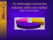 Visuomenės pasitikėjimas Lietuvos Respublikos teisėsaugos institucijomis 11 puslapis