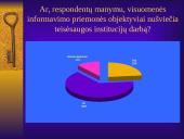 Visuomenės pasitikėjimas Lietuvos Respublikos teisėsaugos institucijomis 14 puslapis