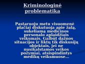 Medicinos personalo aplaidumas kriminologiniu aspektu 3 puslapis