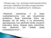 Alkoholio vartojimo įtaką nusikalstamumui 17 puslapis