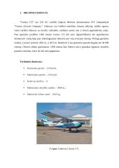 Lėktuvo “Cessna 172” aerodinaminė valdymo sistema 4 puslapis