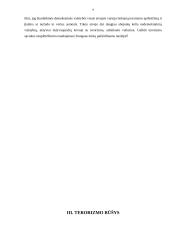 Terorizmas ir jo samprata 8 puslapis