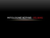 Mitologinė būtybė - velnias