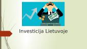Investicija Lietuvoje 1 puslapis