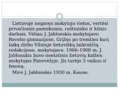 Jono Jablonskio biografija, veikla, reikšmingiausi darbai ir pagrindinės idėjos 4 puslapis