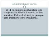 Jono Jablonskio biografija, veikla, reikšmingiausi darbai ir pagrindinės idėjos 6 puslapis