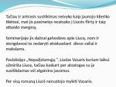 Liudo Vasario ir Liucės santykiai Vinco Mykolaičio Putino romane 5 puslapis