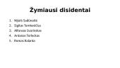 Disidentinis judėjimas Lietuvoje 6-ame ir 8-ame dešimtmečiuose 5 puslapis