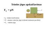 Trinties jėga, jos rūšys ir apskaičiavimas 6 puslapis