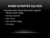 Darbo sutarties teisinis reglamentavimas 8 puslapis