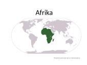 Afrika - antrasis pagal dydį žemynas