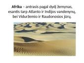 Afrika - antrasis pagal dydį žemynas 2 puslapis