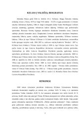 Vieno iš politinio proceso aktorių dalyvavimas priimant politinius sprendimus. Rolandas Paksas 3 puslapis