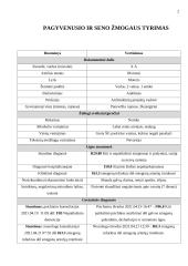 Praktikos ataskaita. Gerontologinio tyrimo ir rekomendacijų planas 3 puslapis