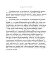 Kas gyvenime svarbiausia ?