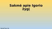 "Sakmė apie Igorio žygį"