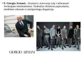 Žymiausi pasaulio dizaineriai 12 puslapis