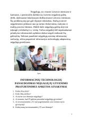 Informacinių technologijų panaudojimas neįgaliųjų gyvenimo praturtinimui 4 puslapis